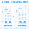 Expanding Foam Packaging Variety 4-Pack — Shock-Absorbing Self-Foaming Bags for