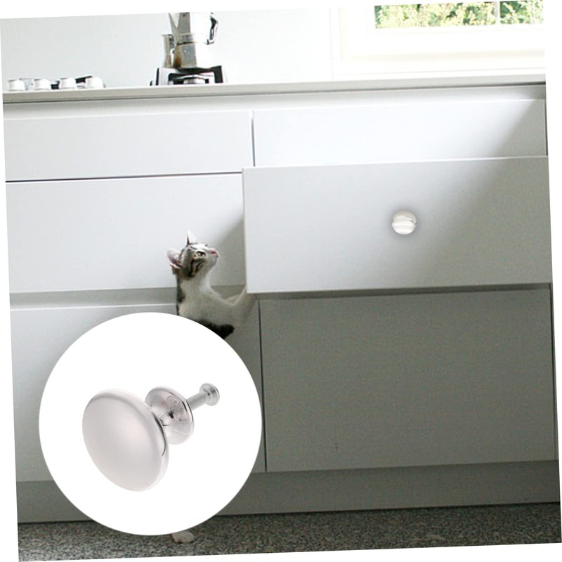 OSALADI Stylish 30pcs Brushed Metal Knobs Replacement Handles for Cabinet
