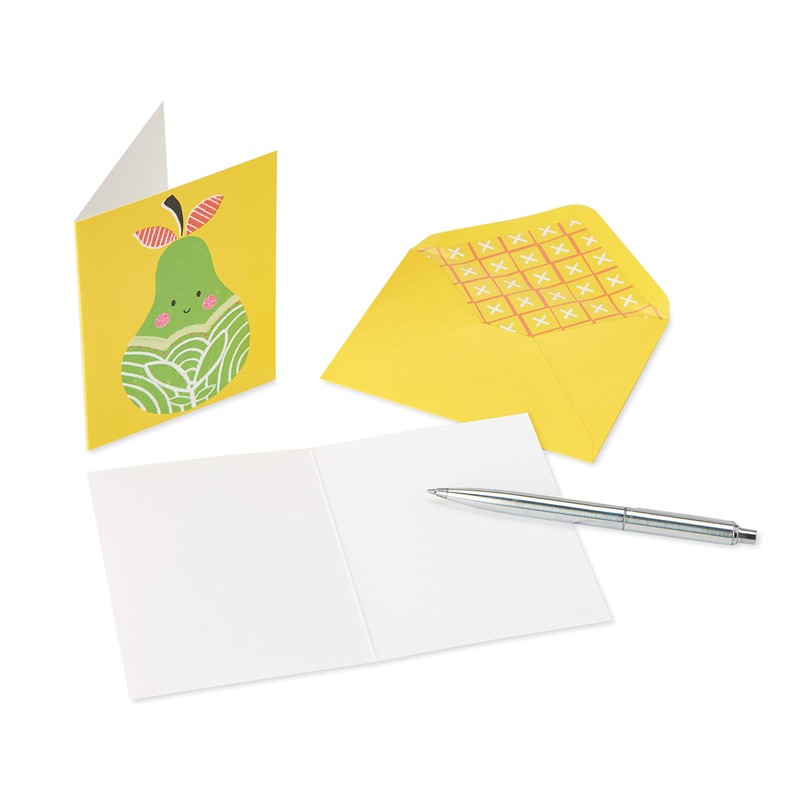 Papyrus Blank Cards with Envelopes, Fruit (20-Count)
