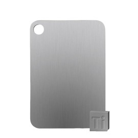 100% Pure Titanium Cutting Boards, Titanium Cutting Board for Kitchen, Safe, Non-Toxic, Durable and Long-Lasting, Double Sided Titanium Cutting Mat for Meat Fruit&Vegetable(290 * 200 * 1.2mm)