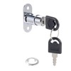 uxcell 2Pcs Push Plunger Lock Drawer Lock 19 x 23mm