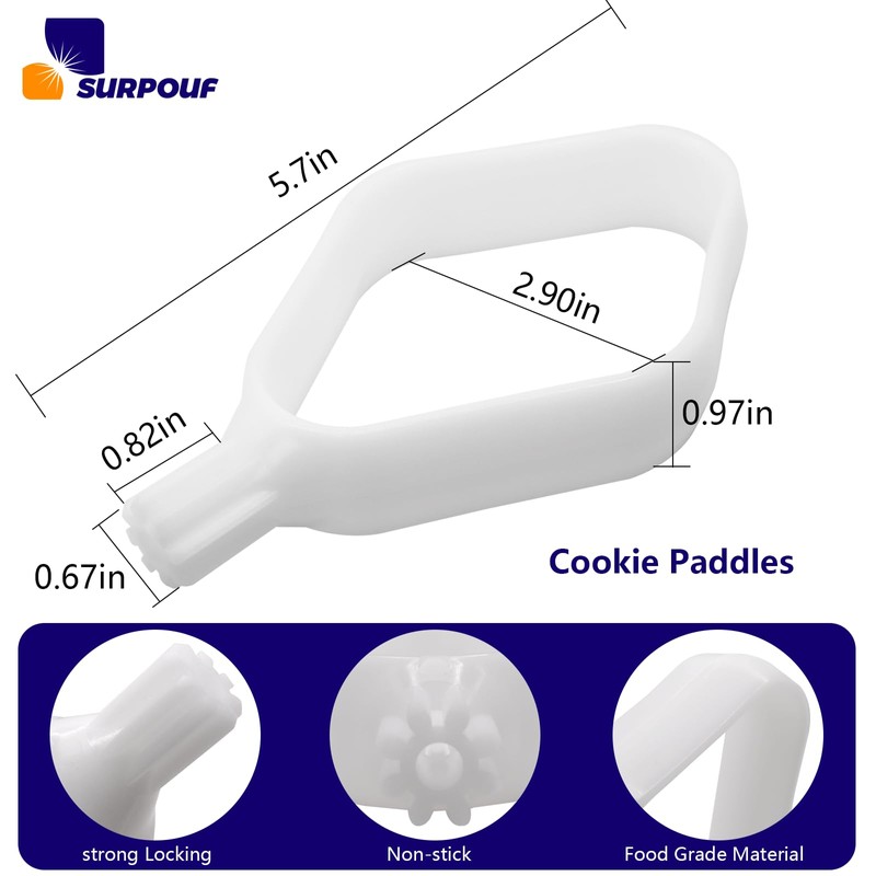 Cookie Paddles Fits for Bosch Universal Plus & NutriMill Food