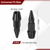 PATIKIL 4 Pcs 45mm Spiked Shape Tire Valve Stem Caps