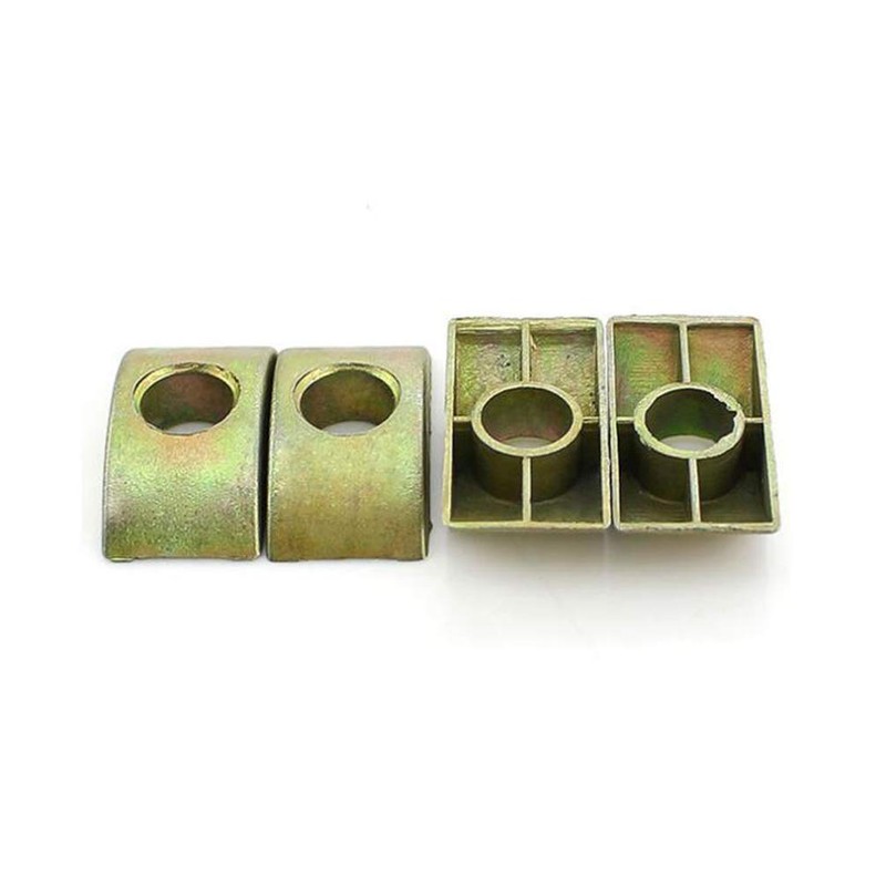 12 Pcs Half Moon Washer Furniture Nut Connector Nuts Spacer