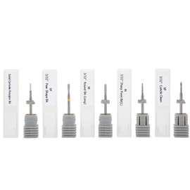 Manicure drill, nail rotary machine stainless steel foot nail drill, 5 pieces tungsten steel for nail art, polishing head, removing dead skin, nail drill set.