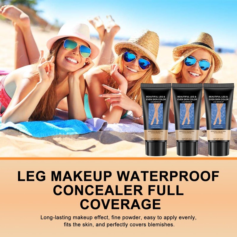 2pcs Leg Makeup Waterproof, Leg Make Up to Cover Veins,