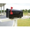 HzCHSyanna Adjustable Mailbox Mounting Bracket,Carbon Steel,Adjustable Design(Only Applicable to mailboxes