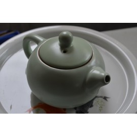 Yxhupot Teapot 220 ml Ru Kiln China Xishi Pot Gongfu Loose Tea Blue Agate Glaze Ice Piece Effect