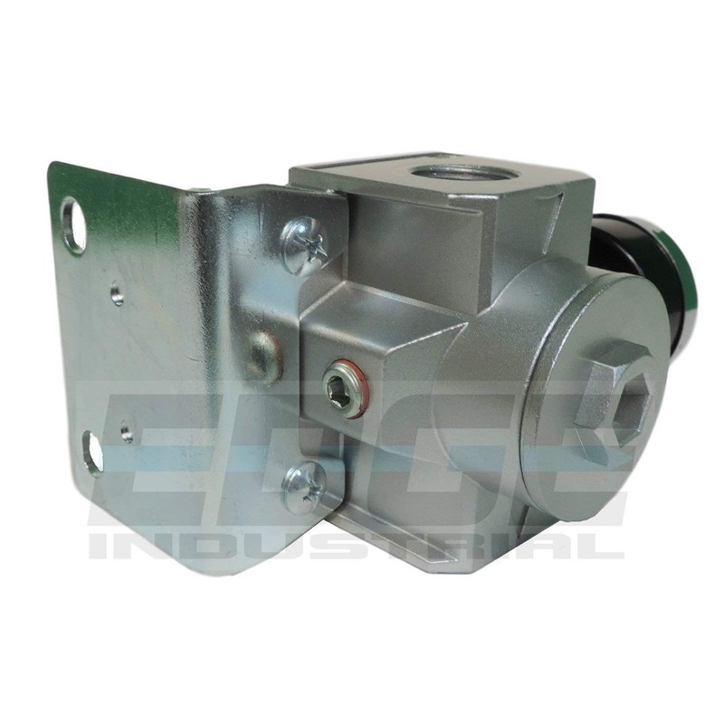 HEAVY DUTY IN-LINE COMPRESSED AIR PRESSURE REGULATOR FOR AIR COMPRESSOR,