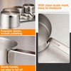 Stainless Steel Measuring Cup Square Handle Measuring Spoon With Scale