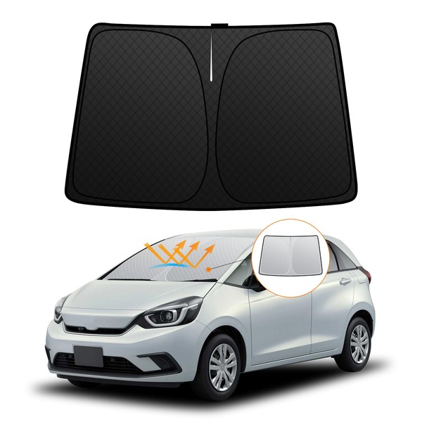 Windshield Sun Shade, Vehicle-Specific, UV Protection, No Suction Cup Required,