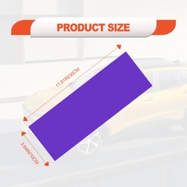 3PCS Purple Cut Your-Own Emblem Overlay DIY Decals for Chevy Compatible with Bowtie Logo Wrap Stickers