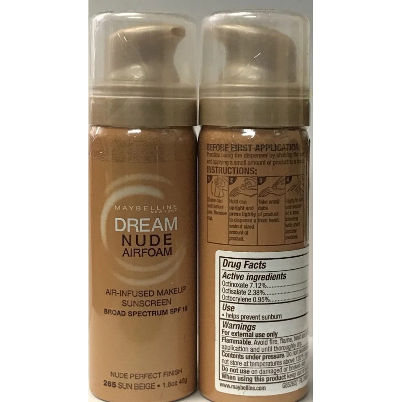 Maybelline Lot of 6 Maybelline New York Dream Nude Airfoam