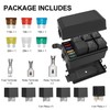 Weasch 12V Fuse Relay Box, 6 Relays and 6 ATC/ATO