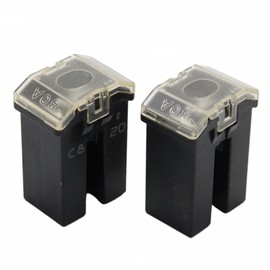 2 Pcs 80 Amp Fuse Pal 3 Cartridge Fuse Compatible with Ford Toyota Subaru Nissan Chrysler Replacement for XR8T-14A094-BA 68021185AA 82211AJ81A 90982-08305 XR8T-14A094-B 24370C9980 XR8T-14A094-B