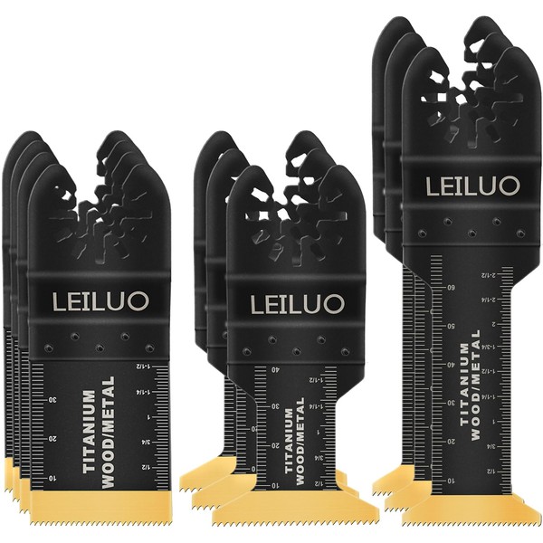LEILUO 10 Pcs Titanium Multitool Accessories Kit for Wood Nails