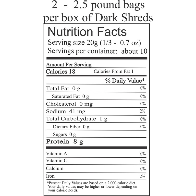 Vege Shreds Dark, Veggie Shreds, Veggie Meat (7 ounce package)