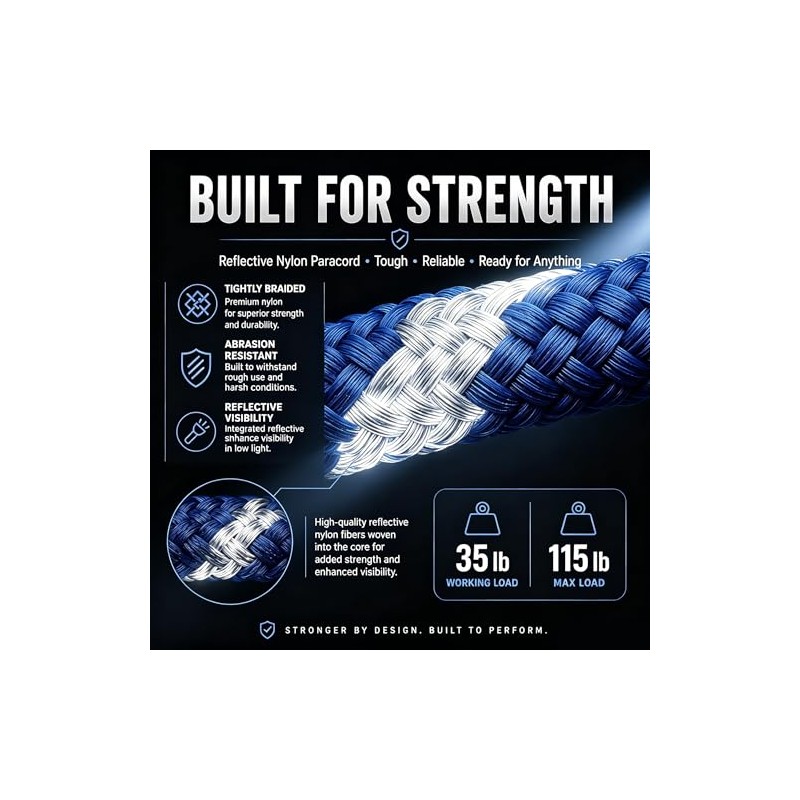 6-Pack Heavy-Duty Paracord Adjusters for Outdoor Activities