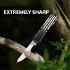 Automatic Utility Knife,All Metal Construction Carbon Stainless Steel Blade,EDC Push