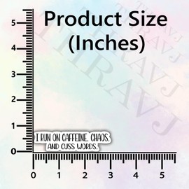 (3Pcs) I Run On Caffeine Chaos and Cuss Words Sarcastic Quotes Vinyl Stickers for Laptops Water Bottles Phones Tumblers Notebooks Cars Mugs Size 0.8 x 3 Inch