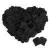 MELGO 500 Pcs Black Rose Petals for Bedroom, Valentines Petals,