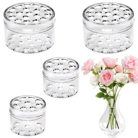 AONAYO Set of 4 flower holders, Ikebana vase, flower hedgehog, flower twister, flower bouquet twister, flower stem holder, Hanataba, spiral Ikebana stem holder for DIY flower holder, flower