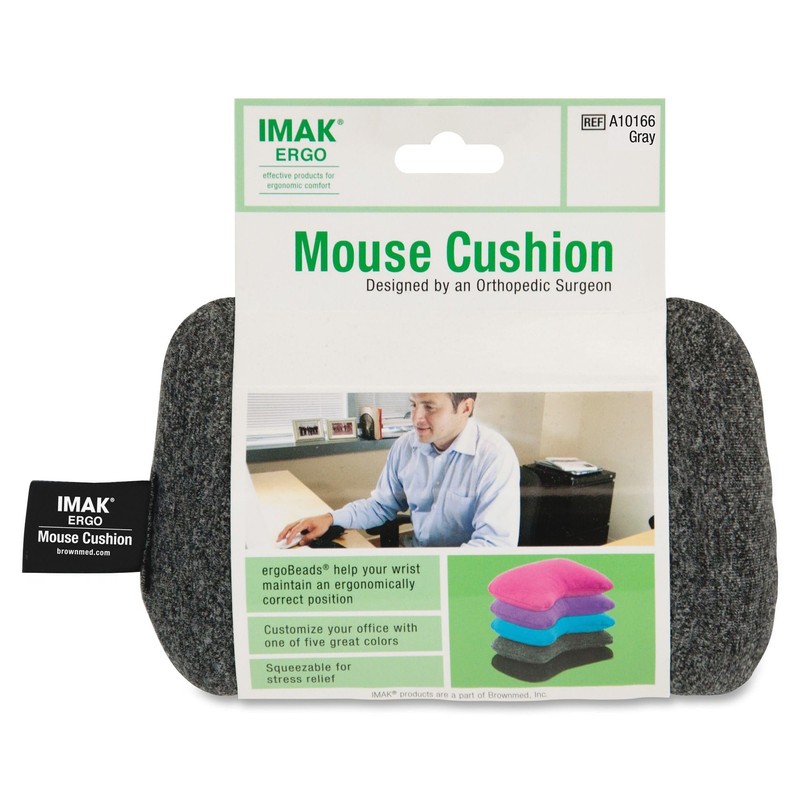 Computer Mouse Wrist Cushion, Gray