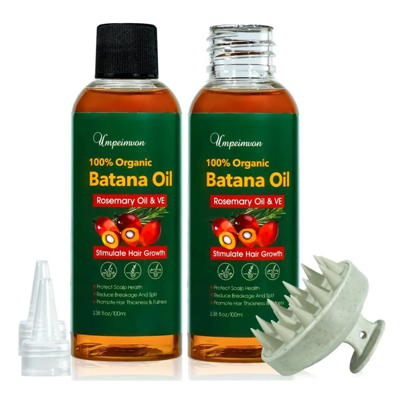 Aceite De Batana Orgánico Umpeimvon, Paquete De 2, 200 Ml