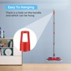 4-Section Spin Mop Replacement Handle，2.5-to-5 Foot Mop Stick Compatible with