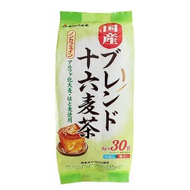 Ganko Chaya Japanese Blend 16 Barley Tea Bags 30 Bags Tea Bag Cold Brew Hot Brew (1 Bag, Japanese Blend 16 Barley Tea)