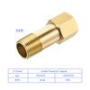 M METERXITY Extension Connector Pipe Fitting Brass Hex Coupling Conversion