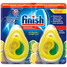 Finish Dishwasher Freshener/Deodorizer, Citrus, 2 Count