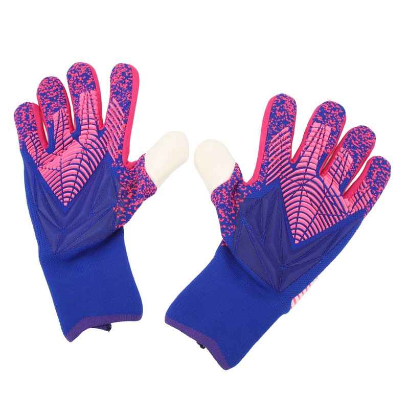 1Pair Goalkeeper Gloves Soccer Goalie Gloves Latex Strong Grip Breathable