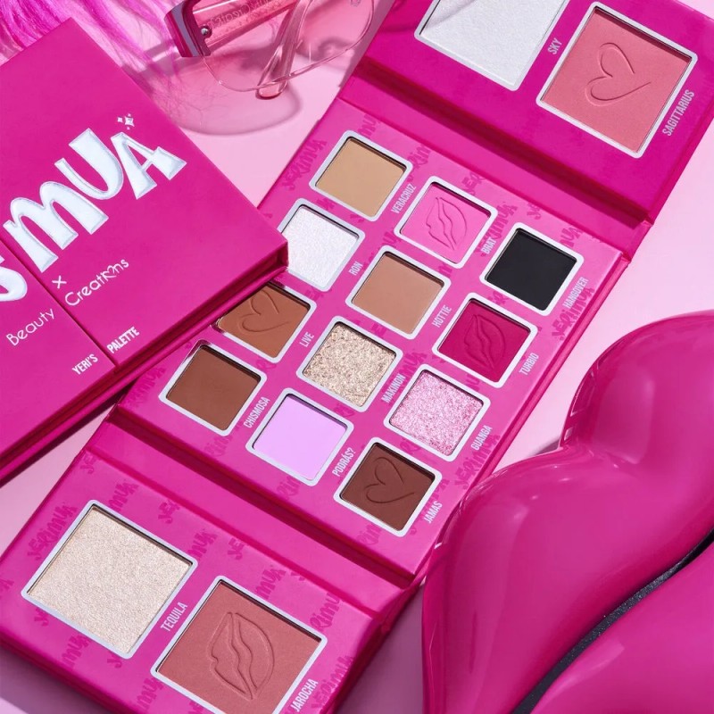 Yerimua X Beauty Creations Paleta 100% Original Garantizado Rosa Claro