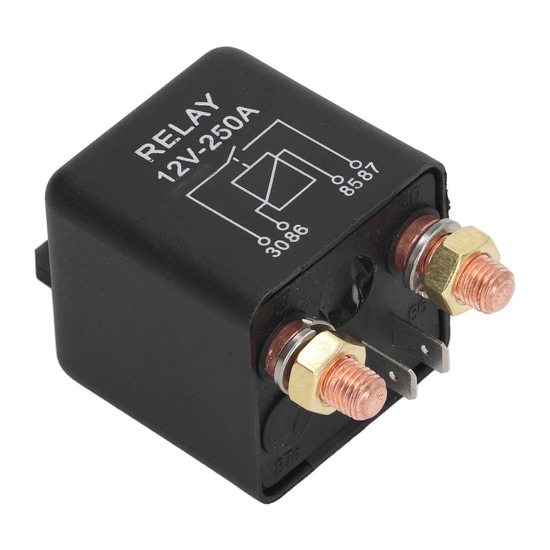 Car Starter Relay 4 Pin Normally Open Stainless Steel Brass