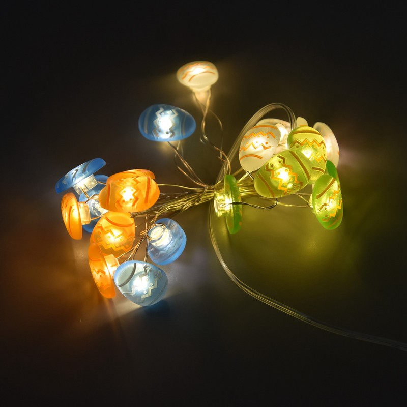 Easter Decoration String Lights Warm Light IP44 Waterproof LED Easter