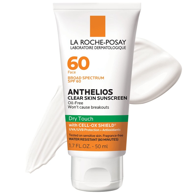 La Roche-Posay - Protector solar Anthelios Clear Skin SPF 60,