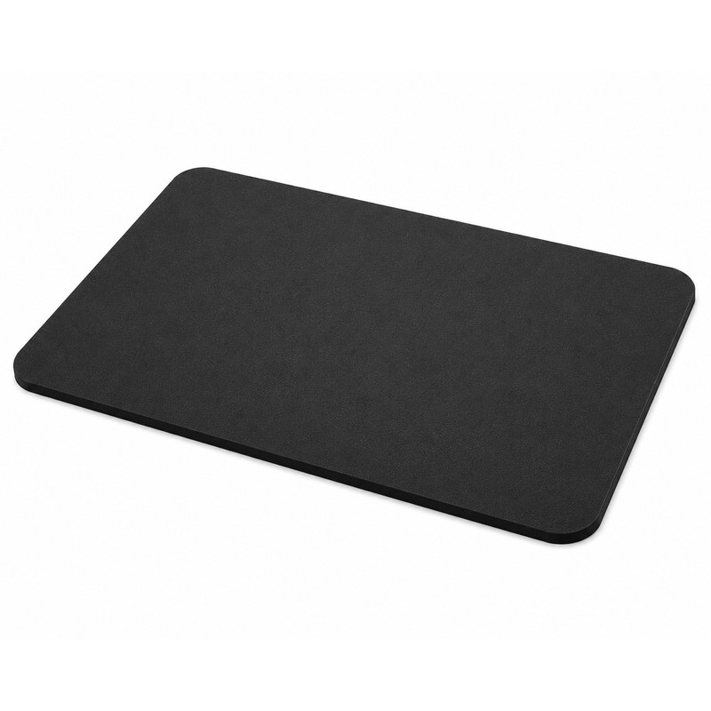 Black Non-Slip Floor Mat 40cm x 60cm - Durable and