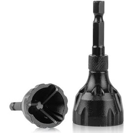1/8"-3/4" Deburring External Chamfer Tool, Tungsten Carbide , Deburring Drill Bit, Remove Burr Tools, Repairing Damaged Metal Steel Screws,  and Fasteners - Color: 3/16"-1" Deburring Drill Bit