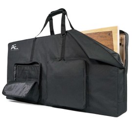 Cornhole Bag Carry Case for 4’ X 2’ Regulation Size Boards – Water Resistant Cornhole Board Carrying Case with Front Sandbag Pockets, Reinforced Corners & Adjustable Shoulder Straps (Bag Only)