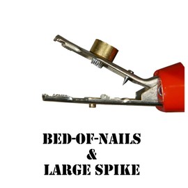 AST Labs Test Leads SILICONE Alligator Clip Bed of Nails to Banana Plug Male Right Angle (18 inches)