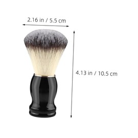 Baluue Barber Brush for Hair Salon 2pcs Men's Shaving Brush Gentle on Skin for Shaving