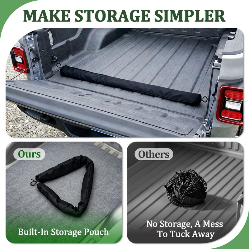 3-Layer Cargo Net for GMC Sierra 1500 / 2500HD /