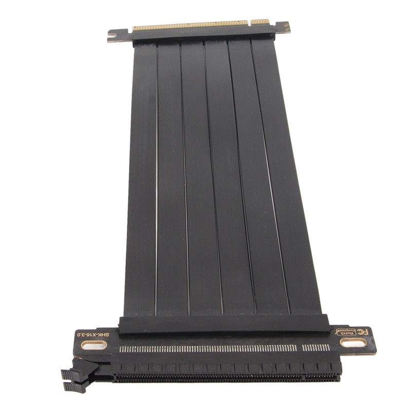 PCIE 3.0 X16 Extender Riser Cable High Shielding Property 180