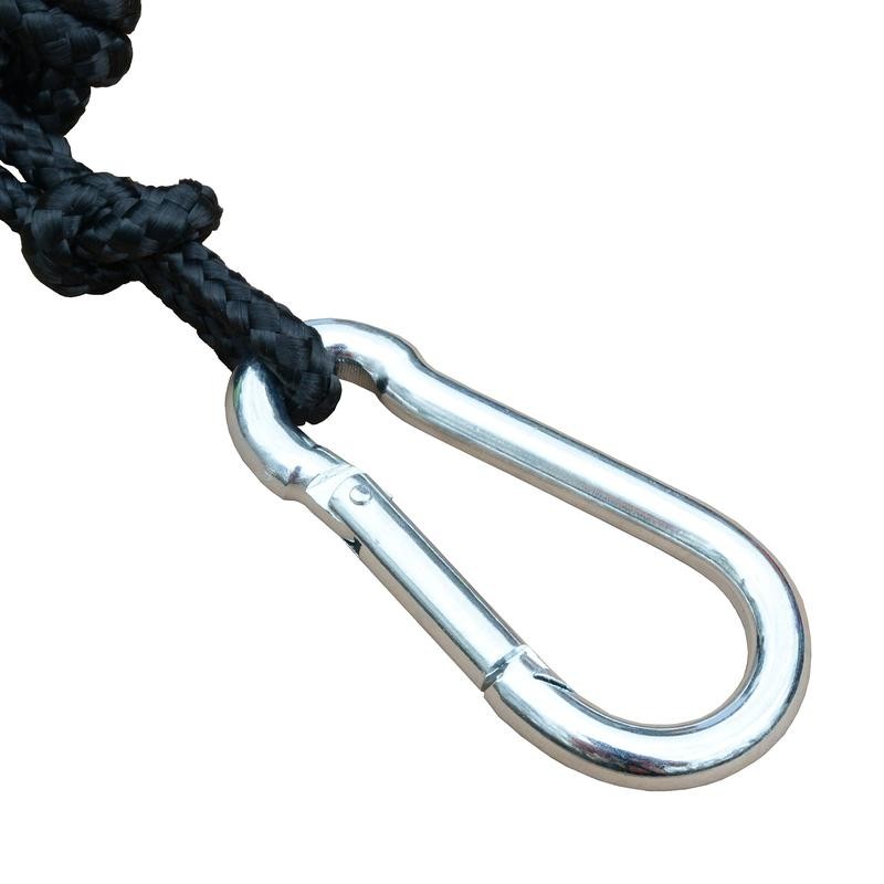 GO2 Traveler Nylon Hammock - Camping Hammock - Color: Orange/Navy