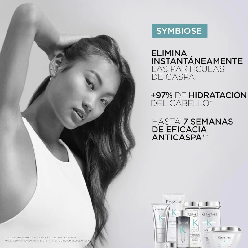 Shampoo Cabello Caspa Kerastase Symbiose Bain Purete 500 Ml