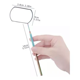 May Espejo Mano Para Inspección Extensiones De Pestañas 1x1 May