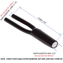 Generic Cable Pants, Speaker Wire Pants Y Boot 6mm-2conductor(6mm-2x3mm) Dressing Up Or Protecting Your Speaker Cables