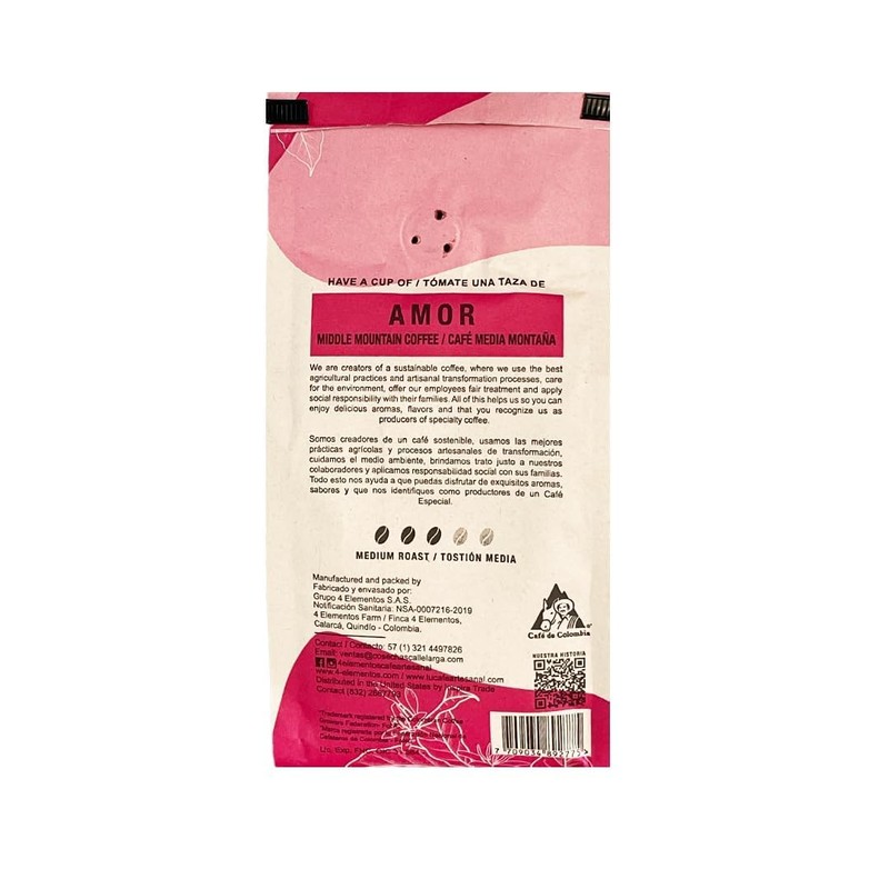 4 Elementos | Ground Specialty Coffee, 2-pack of 12 Oz