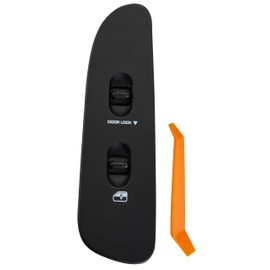 ZAPOSTS Passengers Side Power Window Switch Fits for 2002-2010 Dodge Ram 1500 2500 3500, 2001-2004 Dodge Dakota,Right Door Lock Glass Button Switch.OEM 56007695AB.Black Panel